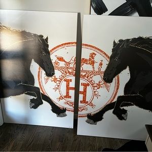 Hermes Oliver gal canvas original price 1000   36”x54”